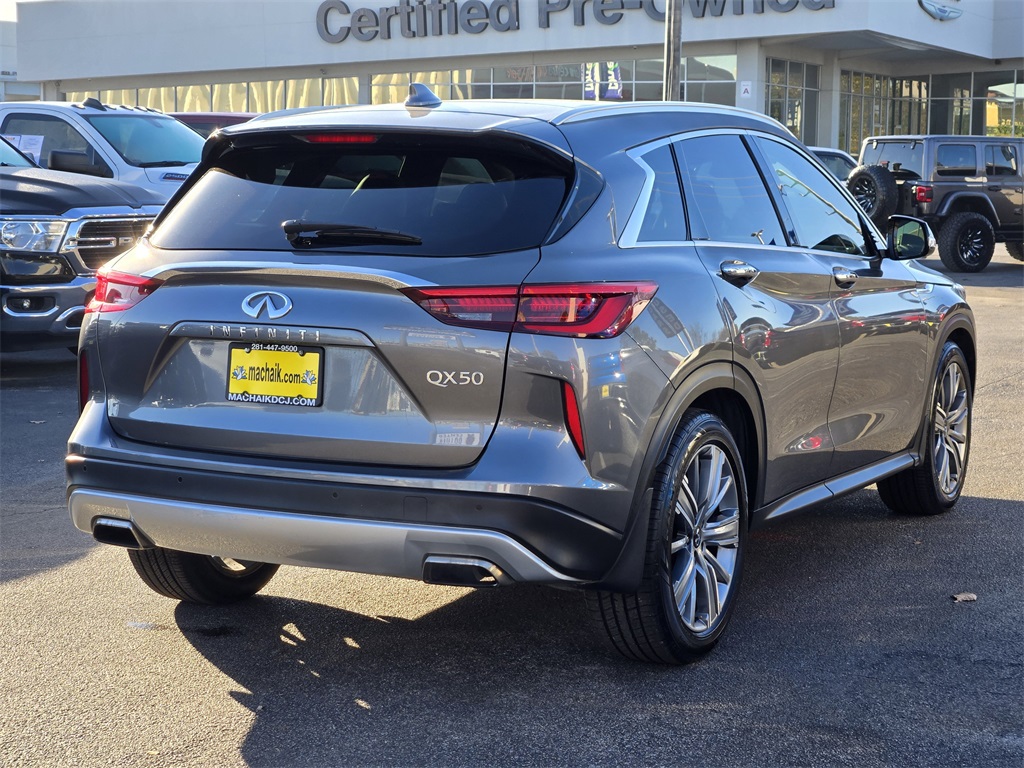 2021 INFINITI QX50 Sensory Gray at North Houston Mitsubishi