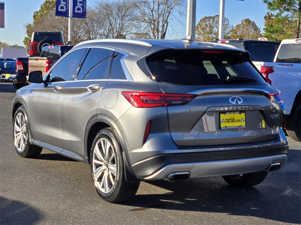 2021 INFINITI QX50 Sensory Gray at North Houston Mitsubishi
