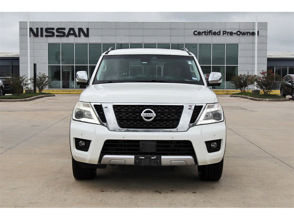 2017 Nissan Armada Platinum White at Community Toyota