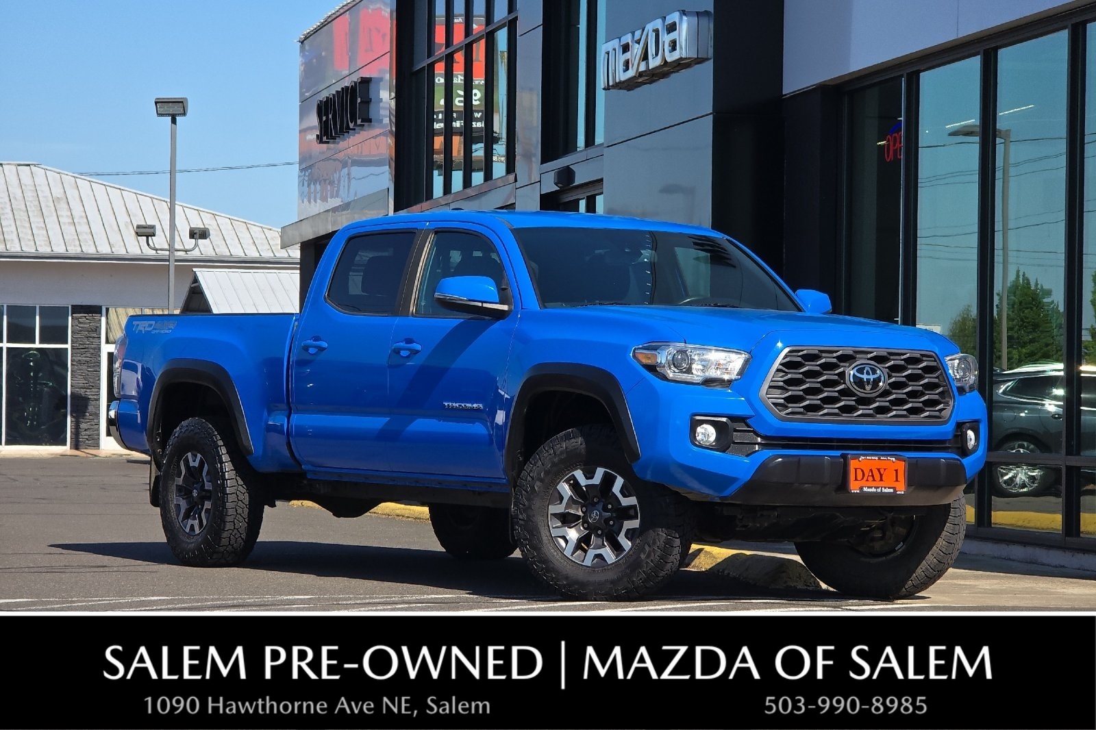 Voodoo Blue 2020 Toyota Tacoma Pickup Truck Four-Wheel Drive 6-Speed Automatic