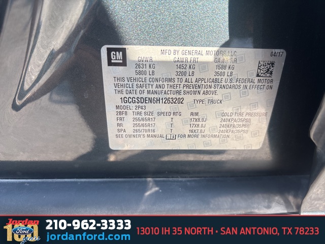 2017 Chevrolet Colorado  Z71 In San Antonio, Texas