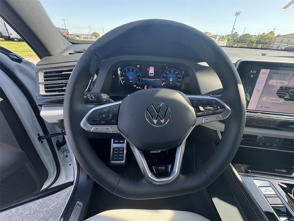 2025 Volkswagen Atlas Cross Sport 2.0T SEL Premium R-Line White at DeMontrond Automotive Group