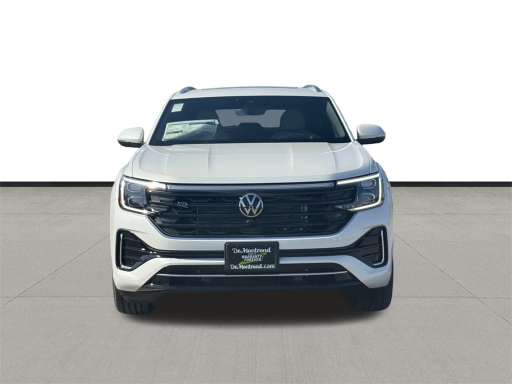 2025 Volkswagen Atlas Cross Sport 2.0T SEL Premium R-Line White at DeMontrond Automotive Group
