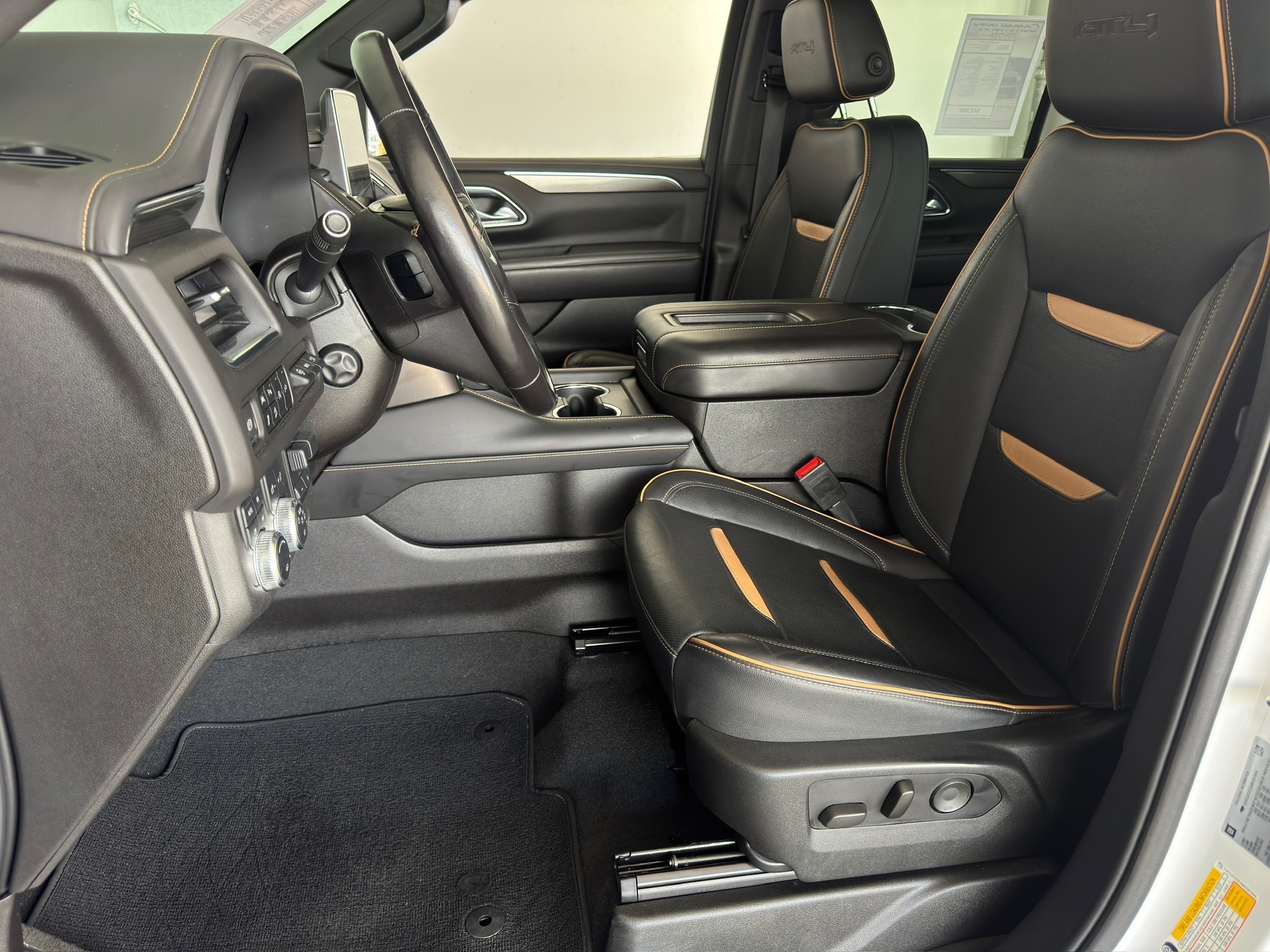 2021 GMC Yukon AT4 White at Bayway Cadillac of The Woodlands