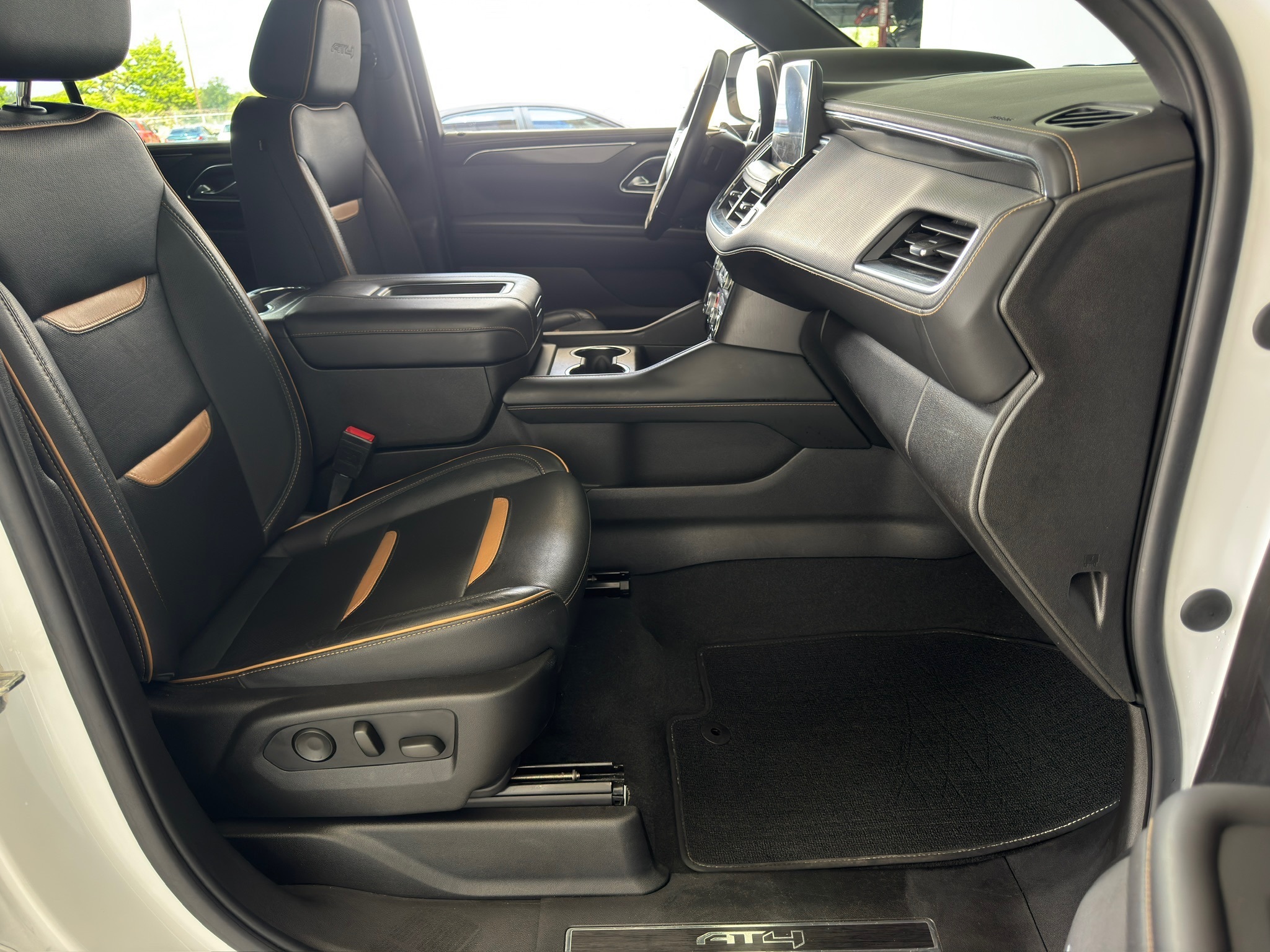 2021 GMC Yukon AT4 White at Bayway Cadillac of The Woodlands