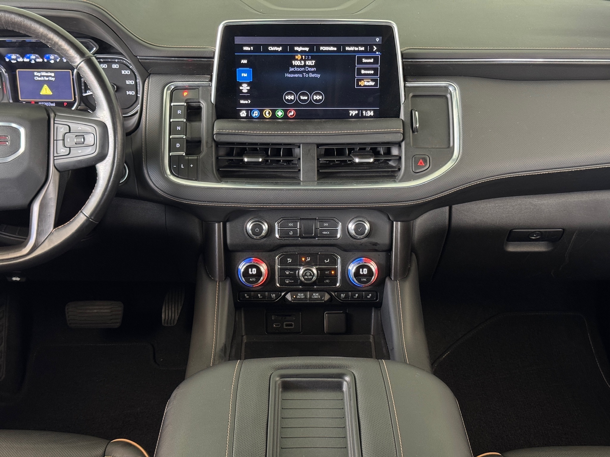 2021 GMC Yukon AT4 White at Bayway Cadillac of The Woodlands