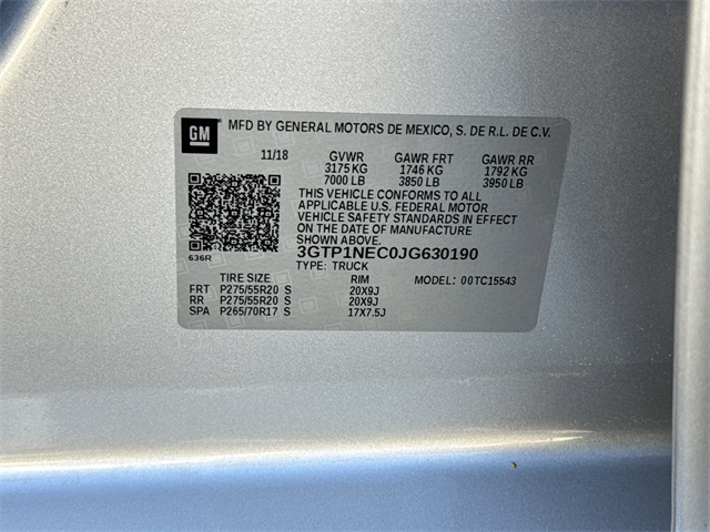 2018 GMC Sierra 1500 SLT Silver at Shottenkirk Kia Fort Bend