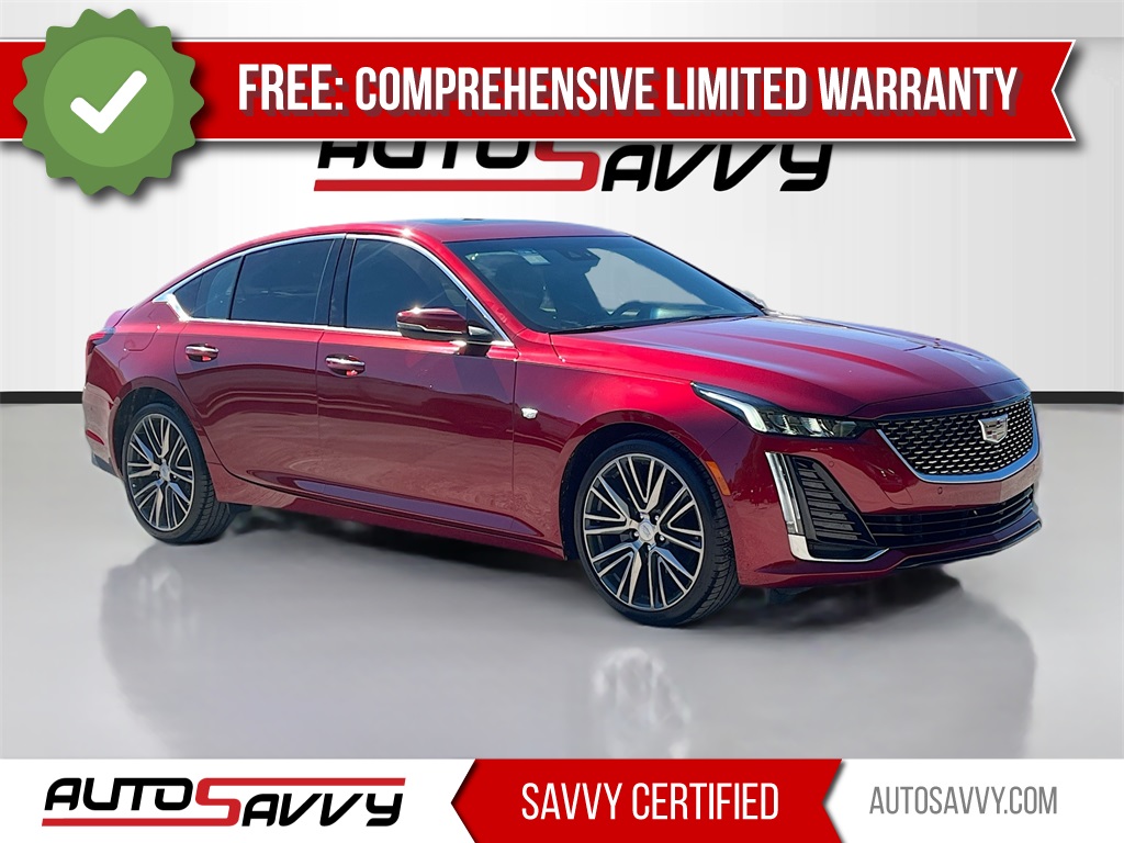 2024 Cadillac CT5 Premium Luxury Red at Bayway Cadillac of The Woodlands