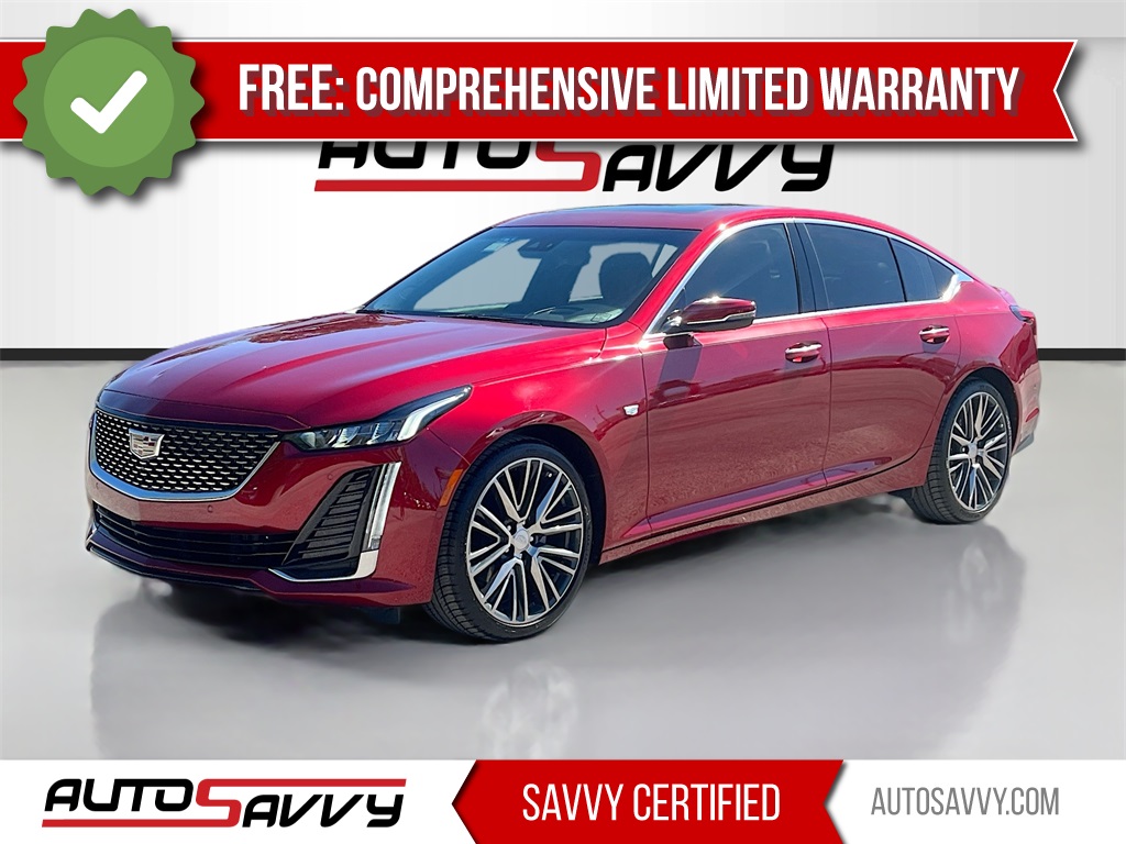 2024 Cadillac CT5 Premium Luxury Red at Bayway Cadillac of The Woodlands