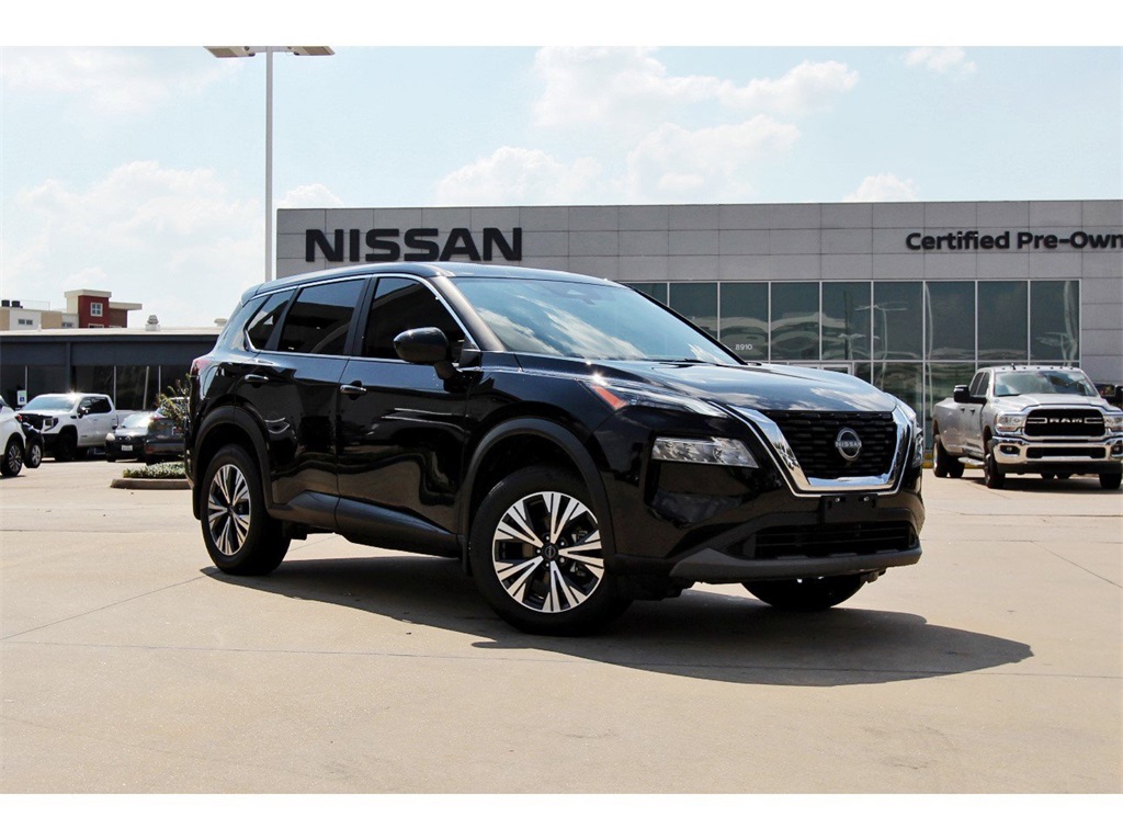 2023 Nissan Rogue SV Black at Texan Dodge Chrysler Jeep Ram