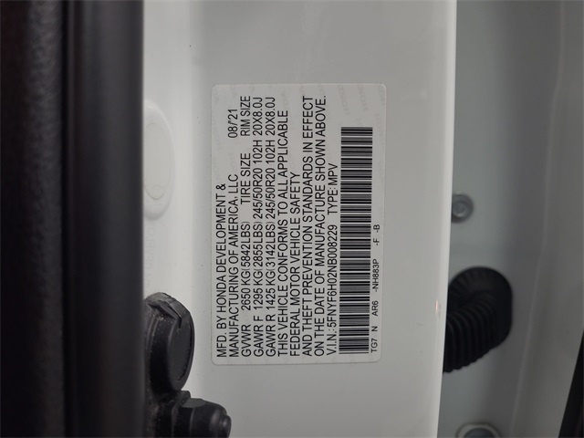 2022 – Honda – Pilot