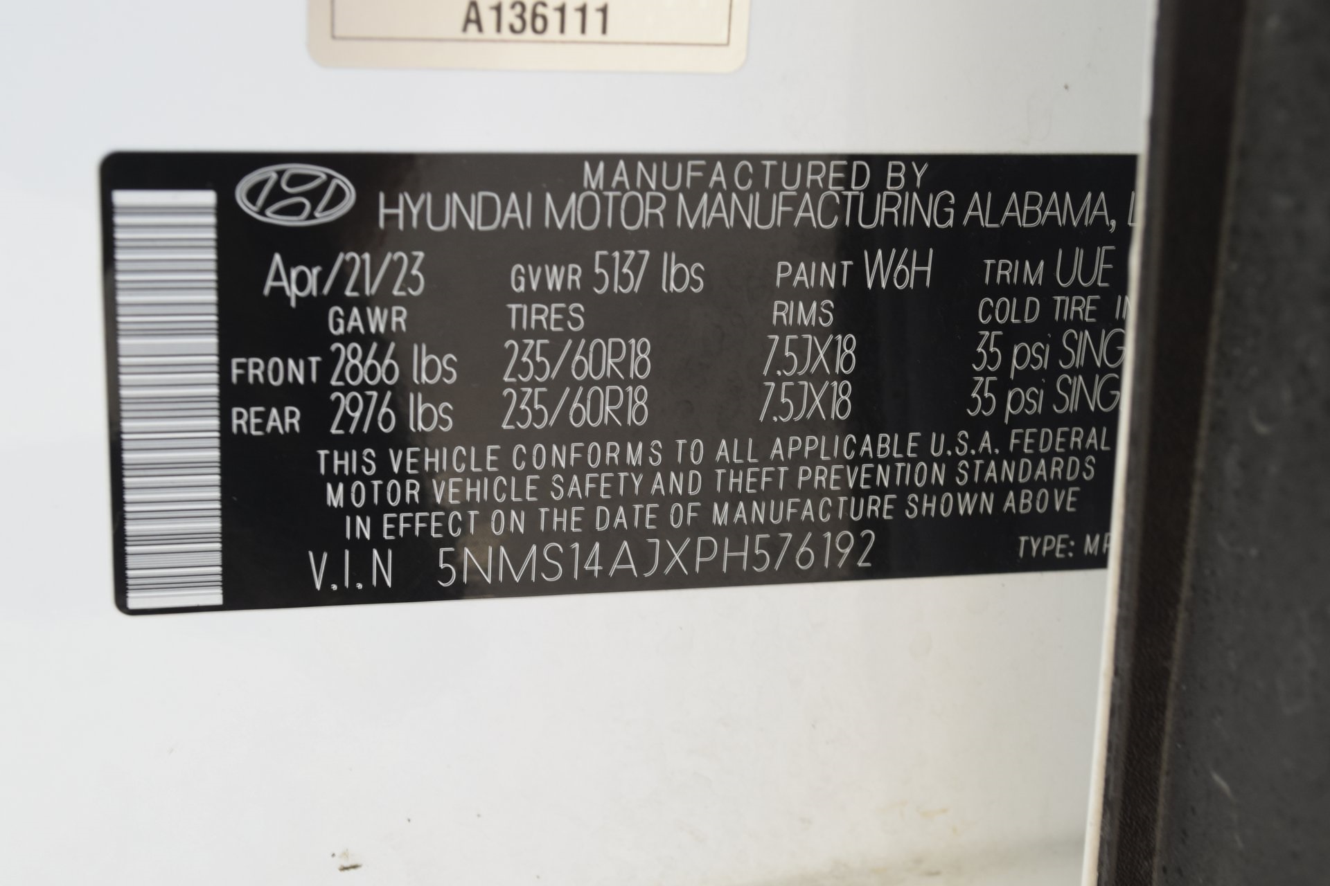 2023 Hyundai Santa Fe SE White at Classic Elite Chevrolet Sugar Land