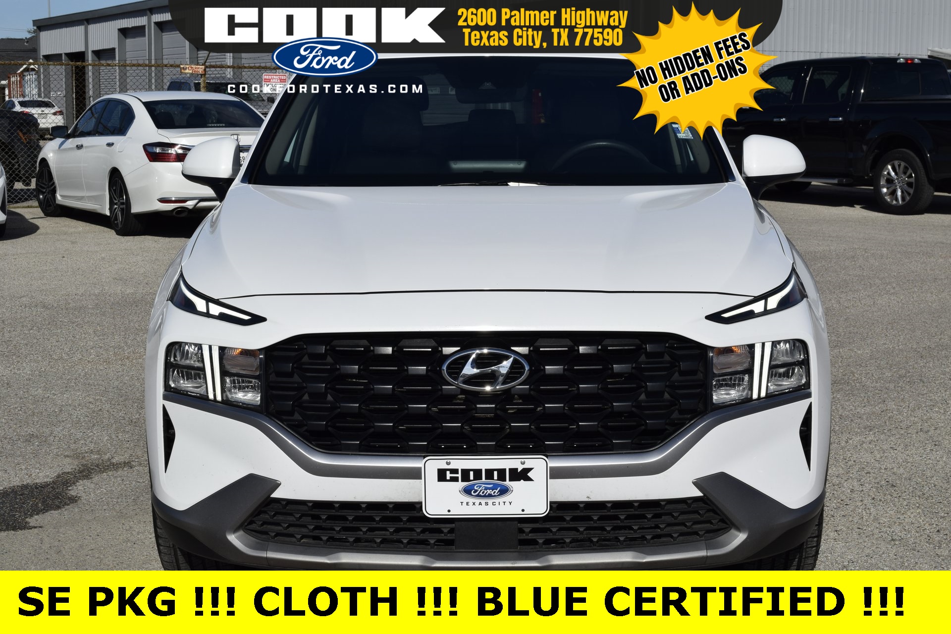 2023 Hyundai Santa Fe SE White at Classic Elite Chevrolet Sugar Land