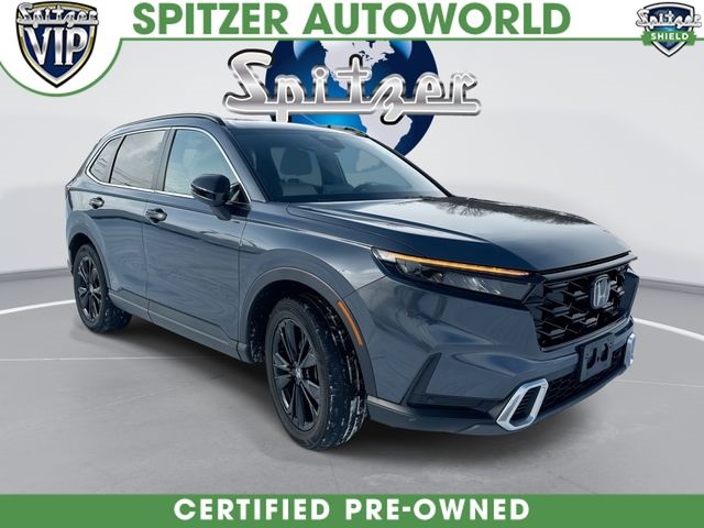 Meteorite Gray Metallic 2023 Honda CR-V Hybrid Sport Touring AWD SUV / Crossover All-Wheel Drive Continuously Variable Transmission