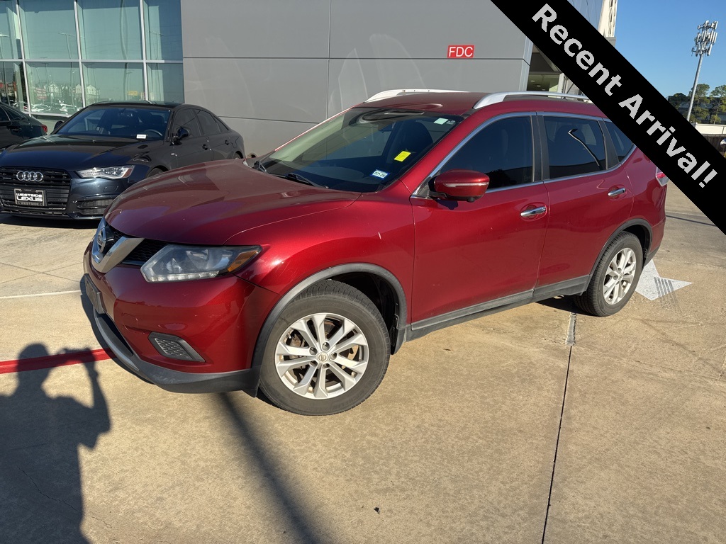 2015 Nissan Rogue SV Red at Westside Lexus