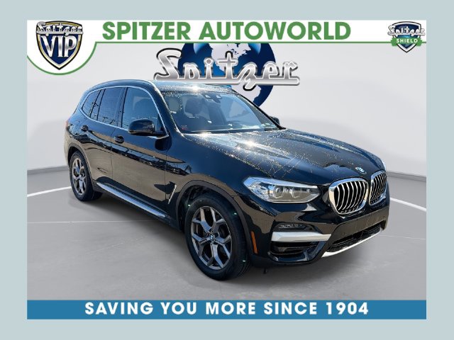 Black Sapphire Metallic 2021 BMW X3 SUV / Crossover All-Wheel Drive 8-Speed Automatic