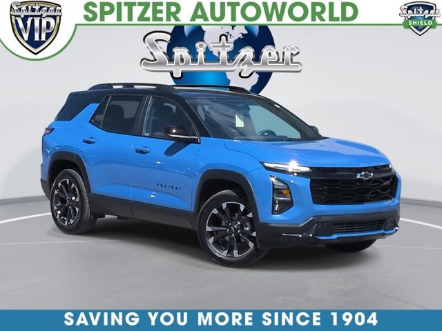 Reef Blue Metallic 2025 Chevrolet Equinox RS FWD SUV / Crossover Front-Wheel Drive Continuously Variable Transmission
