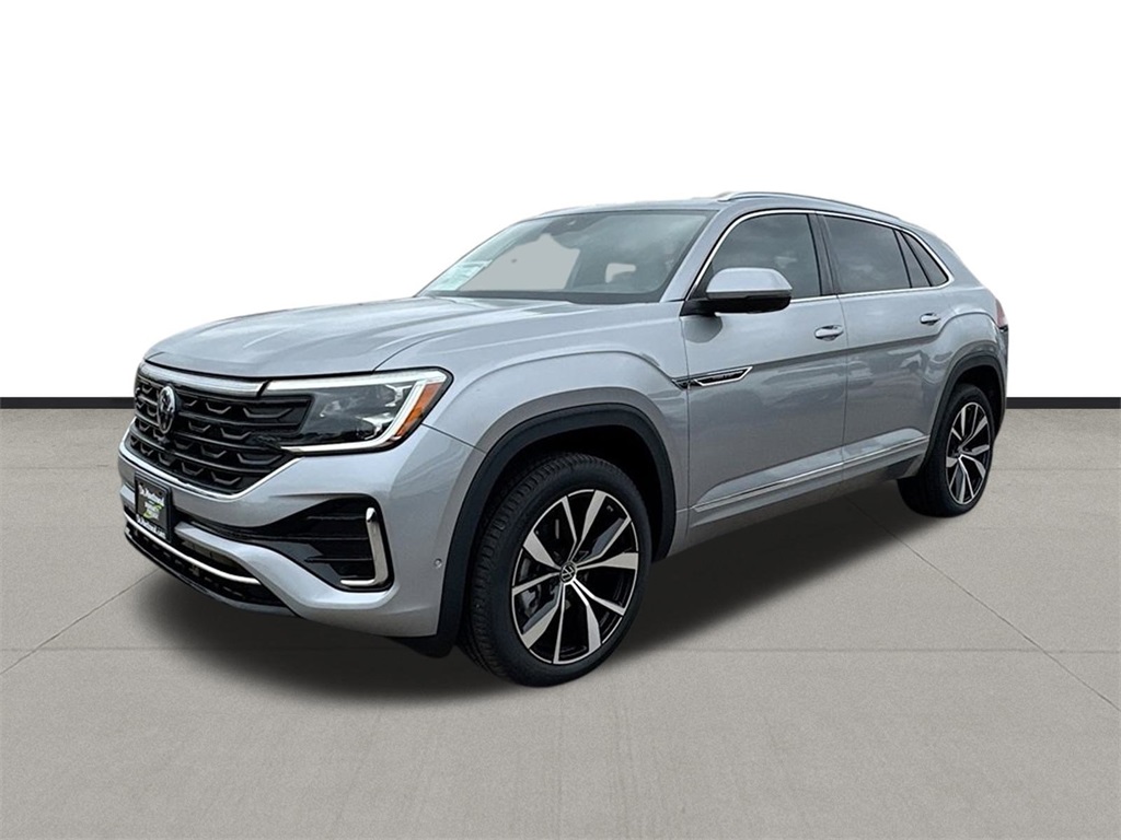 2025 Volkswagen Atlas Cross Sport 2.0T SEL Premium R-Line Silver at DeMontrond Automotive Group