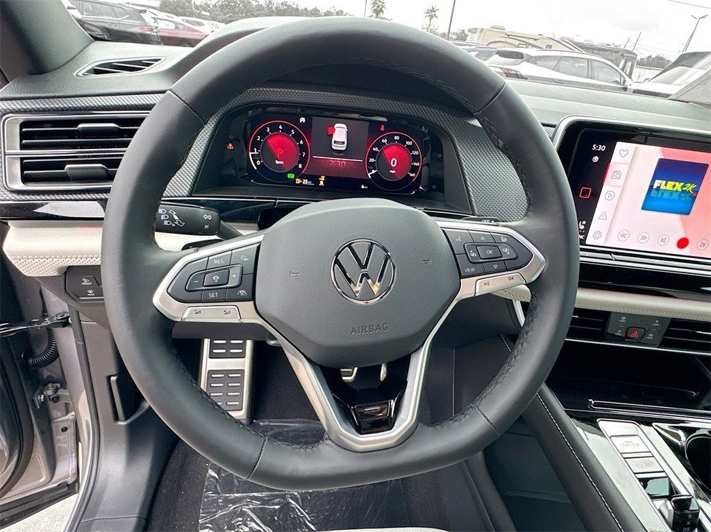 2025 Volkswagen Atlas Cross Sport 2.0T SEL Premium R-Line Silver at DeMontrond Automotive Group