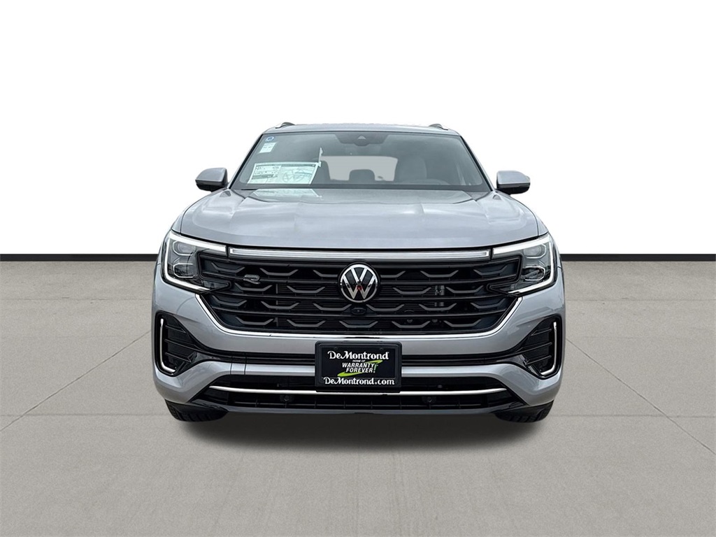 2025 Volkswagen Atlas Cross Sport 2.0T SEL Premium R-Line Silver at DeMontrond Automotive Group