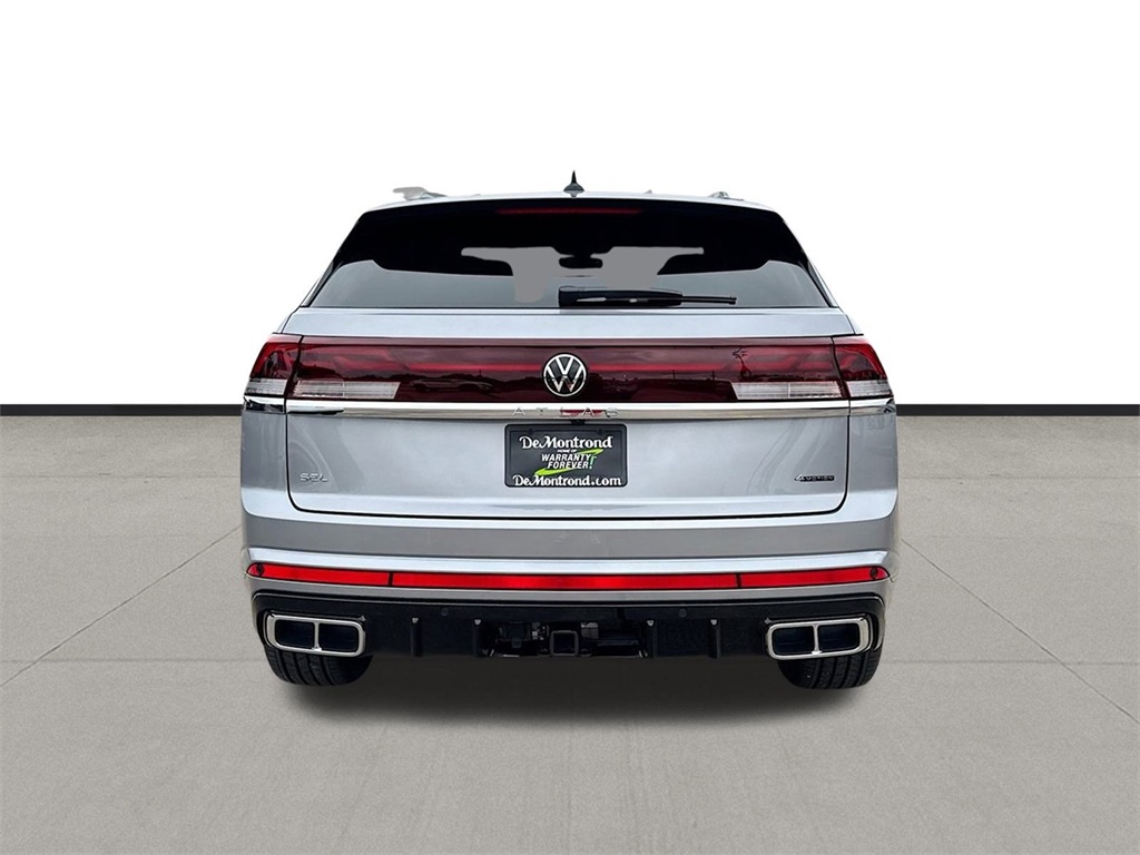2025 Volkswagen Atlas Cross Sport 2.0T SEL Premium R-Line Silver at DeMontrond Automotive Group