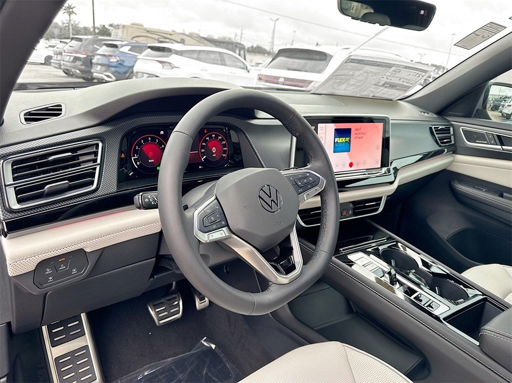 2025 Volkswagen Atlas Cross Sport 2.0T SEL Premium R-Line Silver at DeMontrond Automotive Group