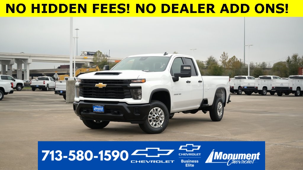 2026 Chevrolet Silverado 2500HD Work Truck White at Wharton Chevrolet GMC
