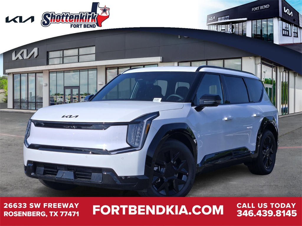 2026 Kia EV9 Land White at Shottenkirk Kia Fort Bend