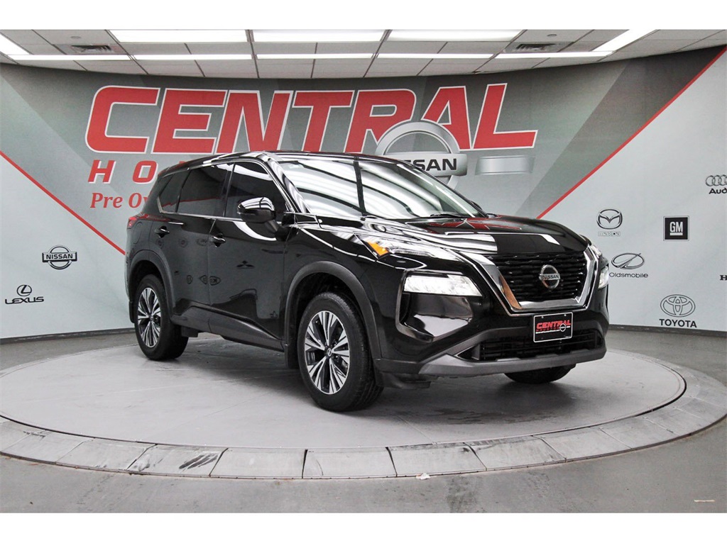 2021 Nissan Rogue SV Black at Central Houston Nissan