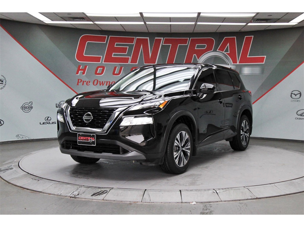 2021 Nissan Rogue SV Black at Central Houston Nissan
