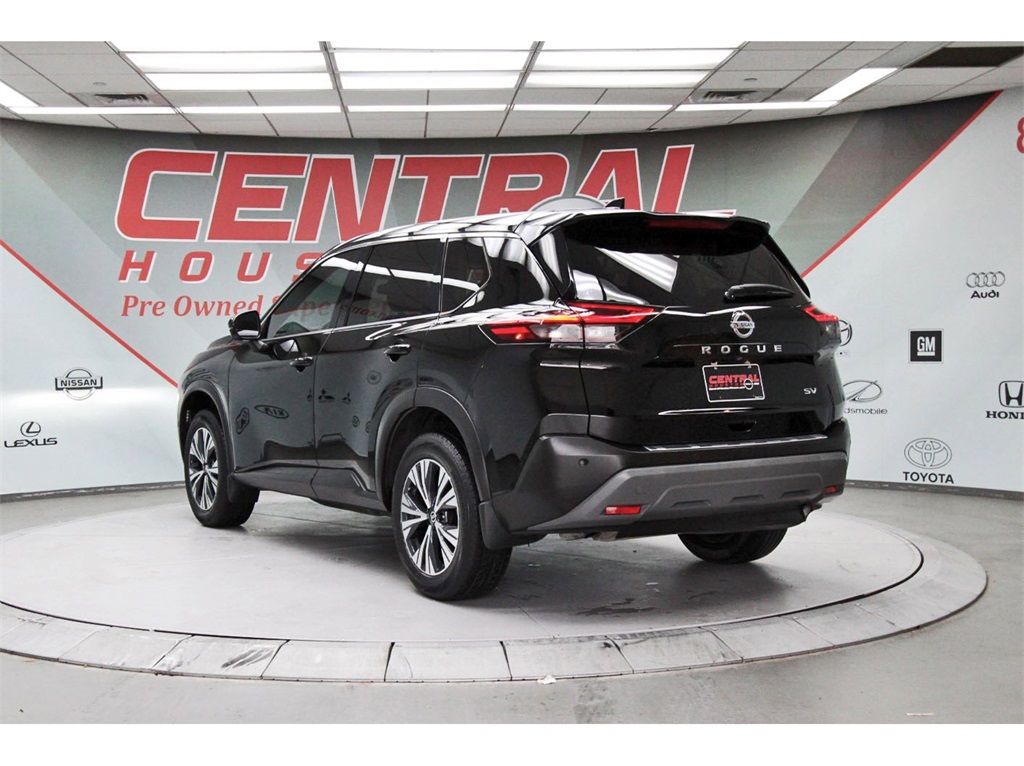 2021 Nissan Rogue SV Black at Central Houston Nissan
