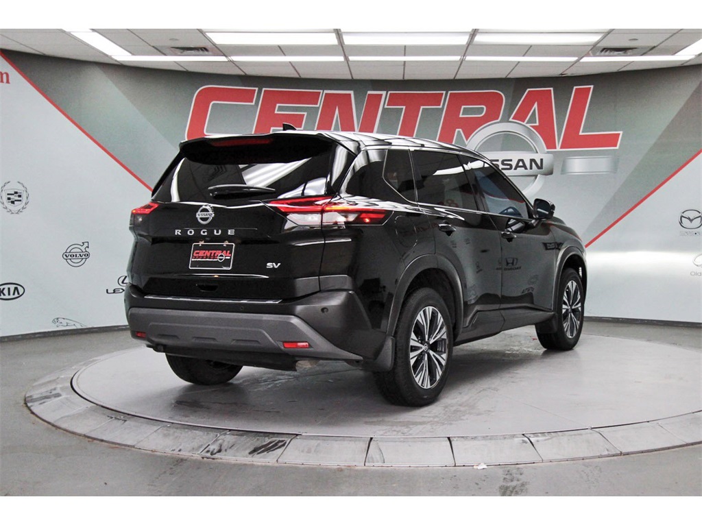 2021 Nissan Rogue SV Black at Central Houston Nissan