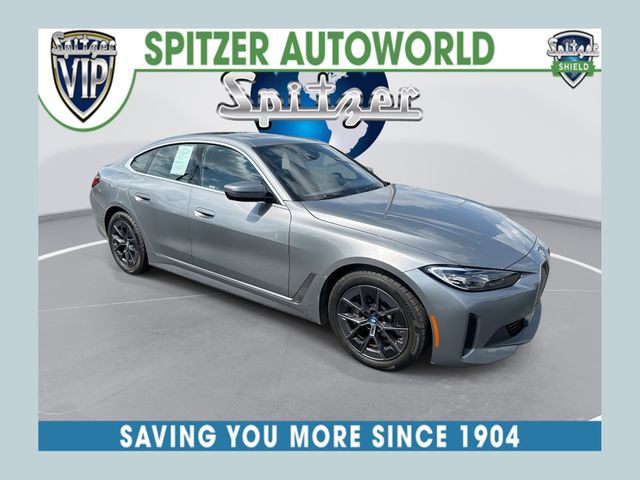 Skyscraper Gray Metallic 2023 BMW i4 Sedan Rear-Wheel Drive Automatic