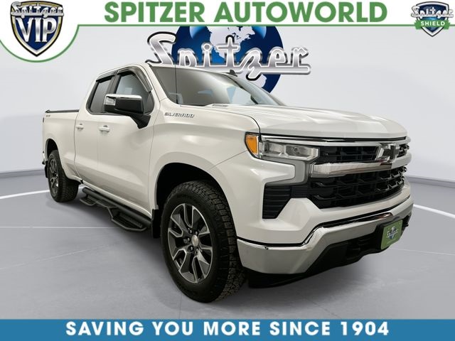 Summit White 2025 Chevrolet Silverado 1500 Pickup Truck Four-Wheel Drive 8-Speed Automatic