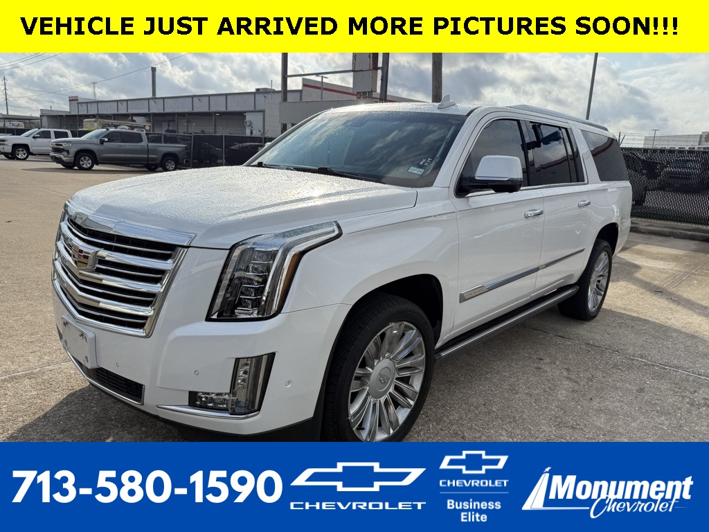 2018 Cadillac Escalade ESV Platinum Edition White at Bayway Cadillac Southwest