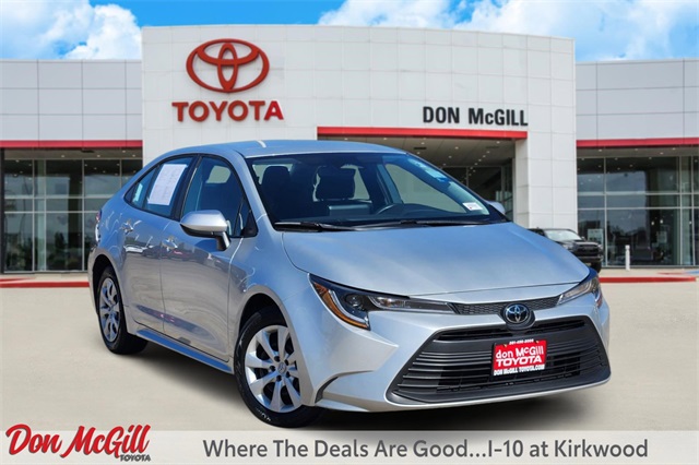 2024 Toyota Corolla LE Silver at Baytown Hyundai