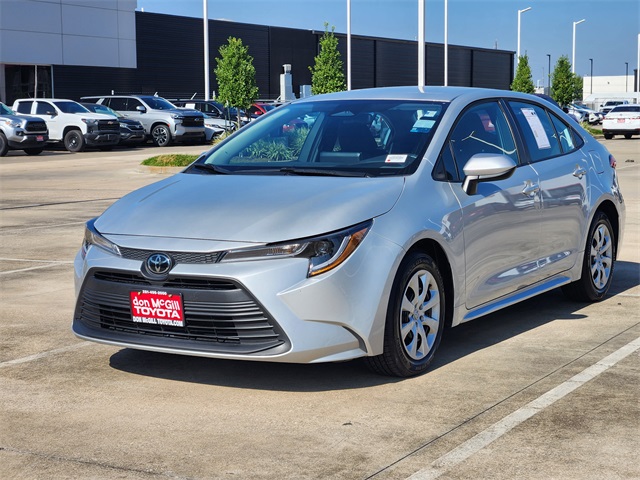 2024 Toyota Corolla LE Silver at Baytown Hyundai