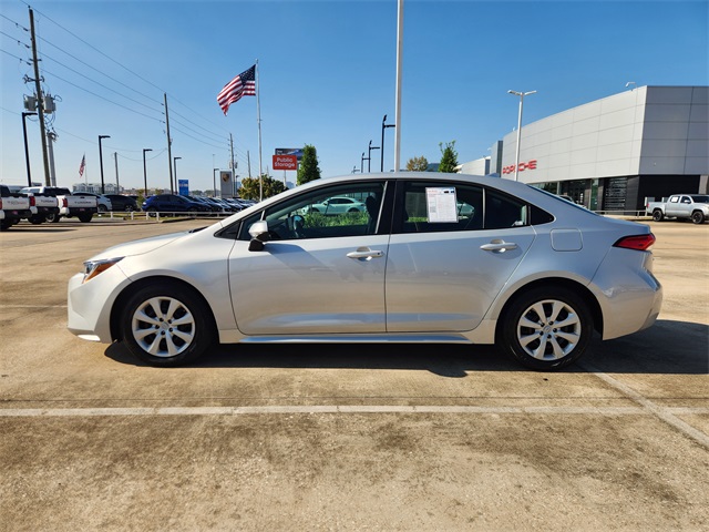 2024 Toyota Corolla LE Silver at Baytown Hyundai