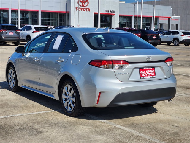 2024 Toyota Corolla LE Silver at Baytown Hyundai