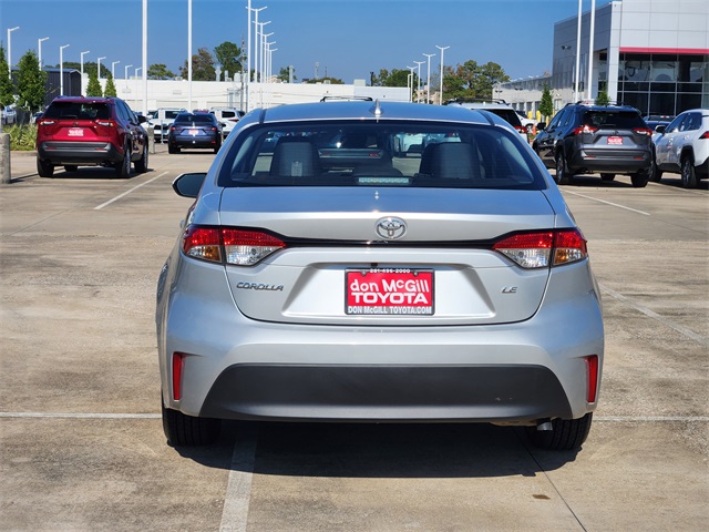 2024 Toyota Corolla LE Silver at Baytown Hyundai