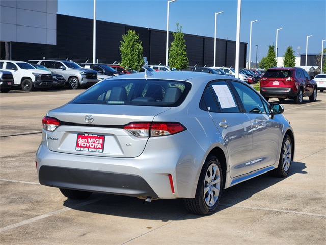 2024 Toyota Corolla LE Silver at Baytown Hyundai