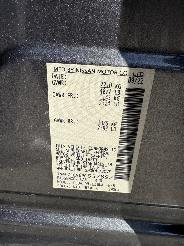2023 Nissan Leaf SV Plus Gray at South Houston Nissan