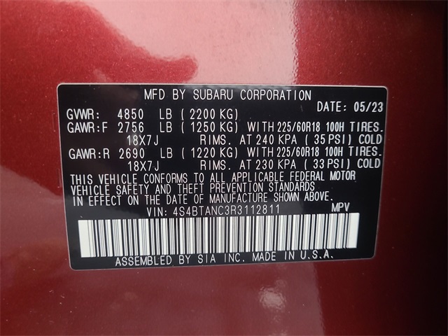 2024 – Subaru – Outback