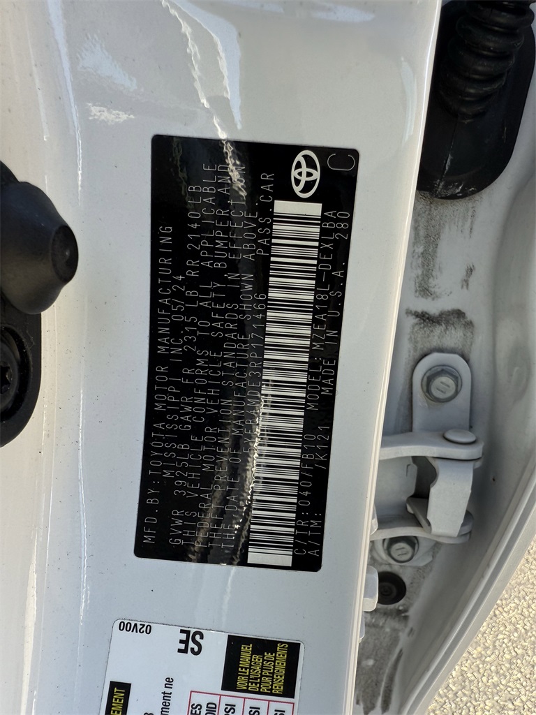 2024 Toyota Corolla LE White at Don McGill Toyota