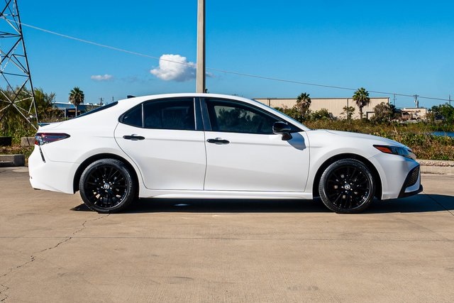 2021 Toyota Camry SE Nightshade White at Don McGill Toyota