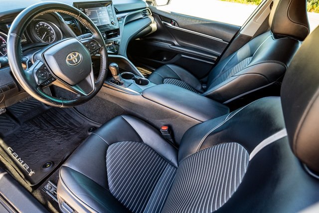 2021 Toyota Camry SE Nightshade White at Don McGill Toyota