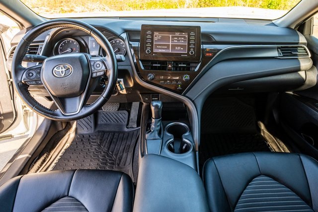 2021 Toyota Camry SE Nightshade White at Don McGill Toyota