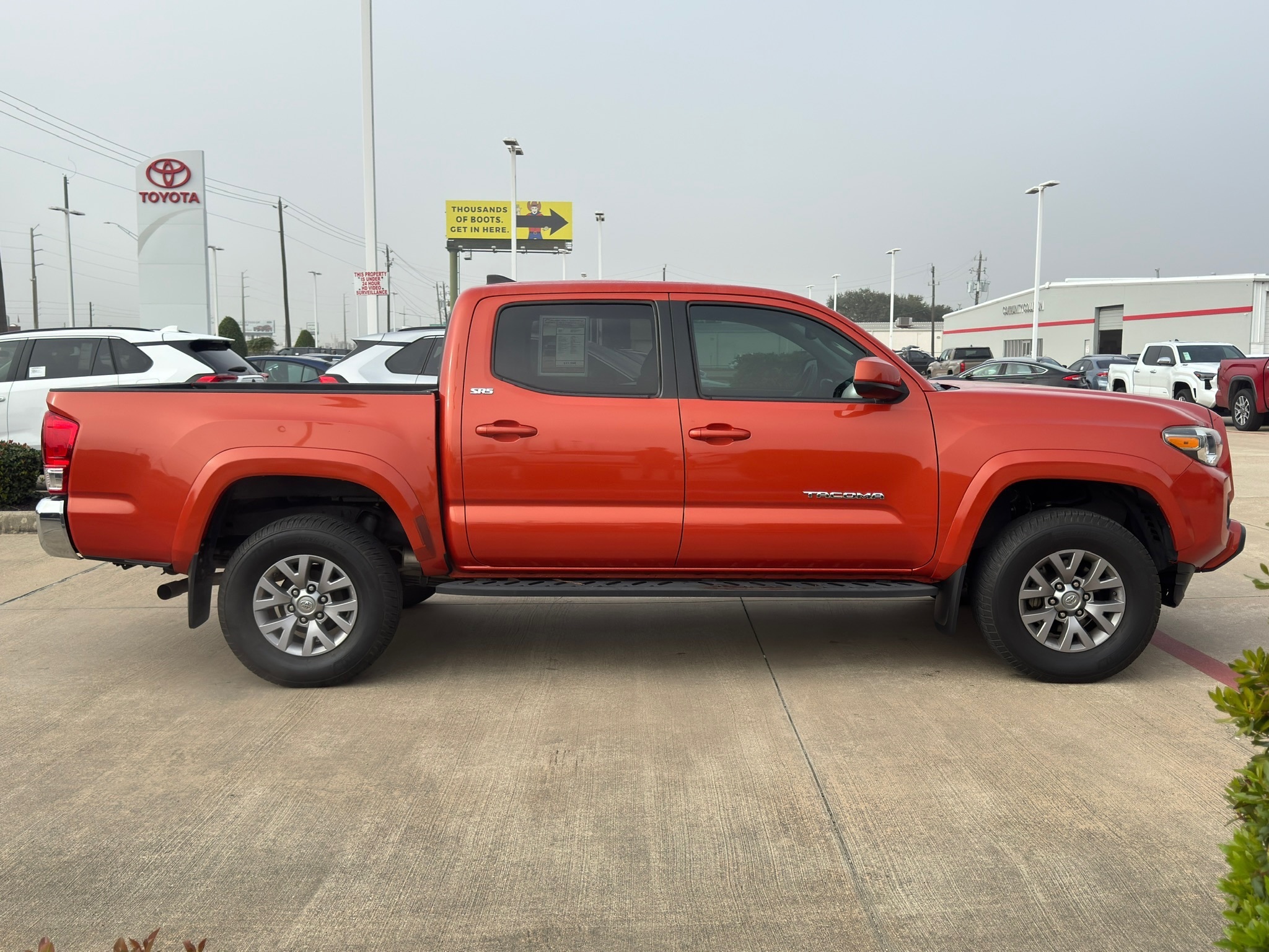 2017 Toyota Tacoma SR5 Orange at Bayway Chrysler Dodge Jeep Ram