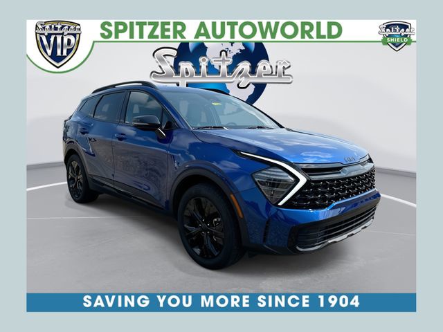 Sapphire Blue 2025 Kia Sportage SUV / Crossover All-Wheel Drive 8-Speed Automatic