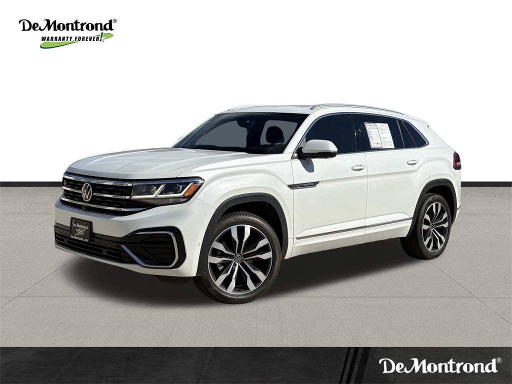 2022 Volkswagen Atlas Cross Sport 3.6L V6 SEL Premium R-Line White at DeMontrond Auto Country